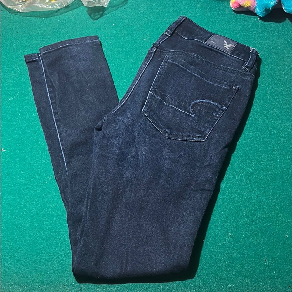 Women's Dark Blue Jeans